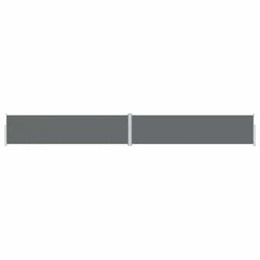 vidaXL Retractable Side Awning Anthracite 160x1200 cm 2