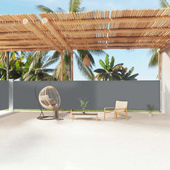vidaXL Retractable Side Awning Anthracite 160x1200 cm 1