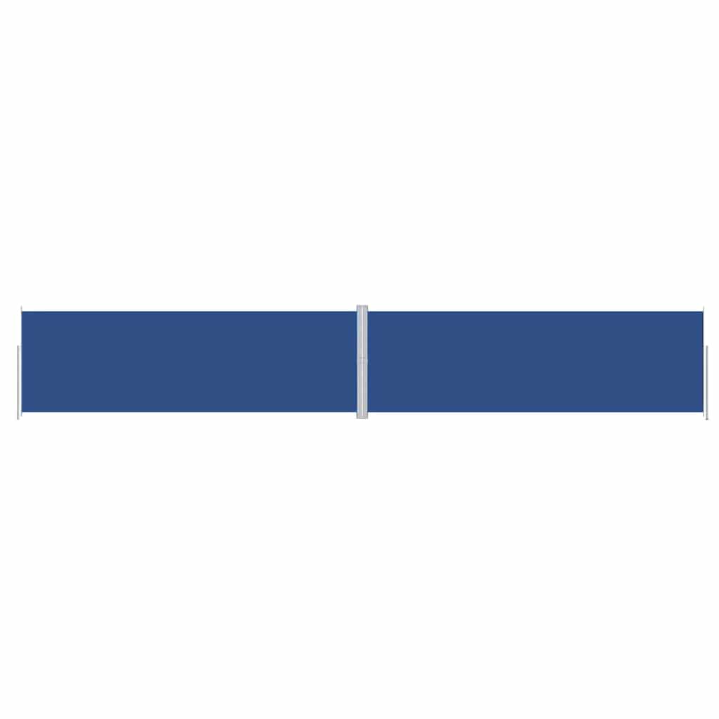 vidaXL Side Awning | Blue | 100% polyester, steel, aluminium, PU coating | Large 2