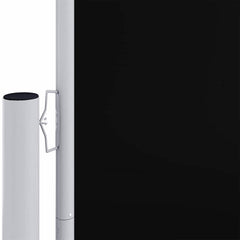 vidaXL Retractable Side Awning Black 220x1200 cm 3