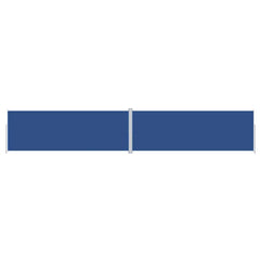 Retractable Side Awning Blue 220 x 1000–220 x 1200 cm 220 x 1200 cm