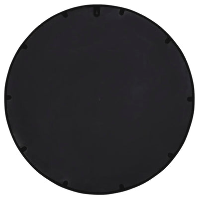 Mirror Black 60x4 cm Iron Round for Indoor Use