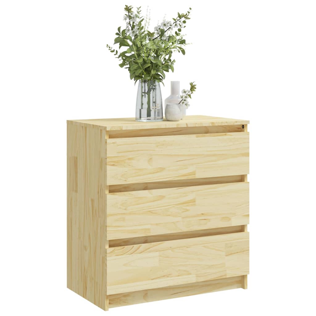 vidaXL Bedside Cabinets 2 pcs 60x36x64 cm Solid Pinewood 4