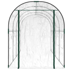 Greenhouse with Frame 160 x 200 x 192.5 cm PVC Transparent 400 cm