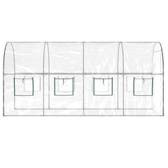 Greenhouse with Frame 160 x 200 x 192.5 cm PVC Transparent 400 cm