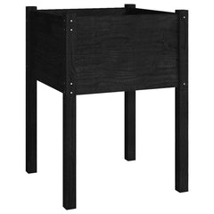 vidaXL Planter | Set of 2 | Black | Solid pinewood | Large | Built to Last 4