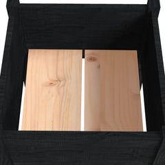 vidaXL Planter | Set of 2 | Black | Solid pinewood | Large | Built to Last 6
