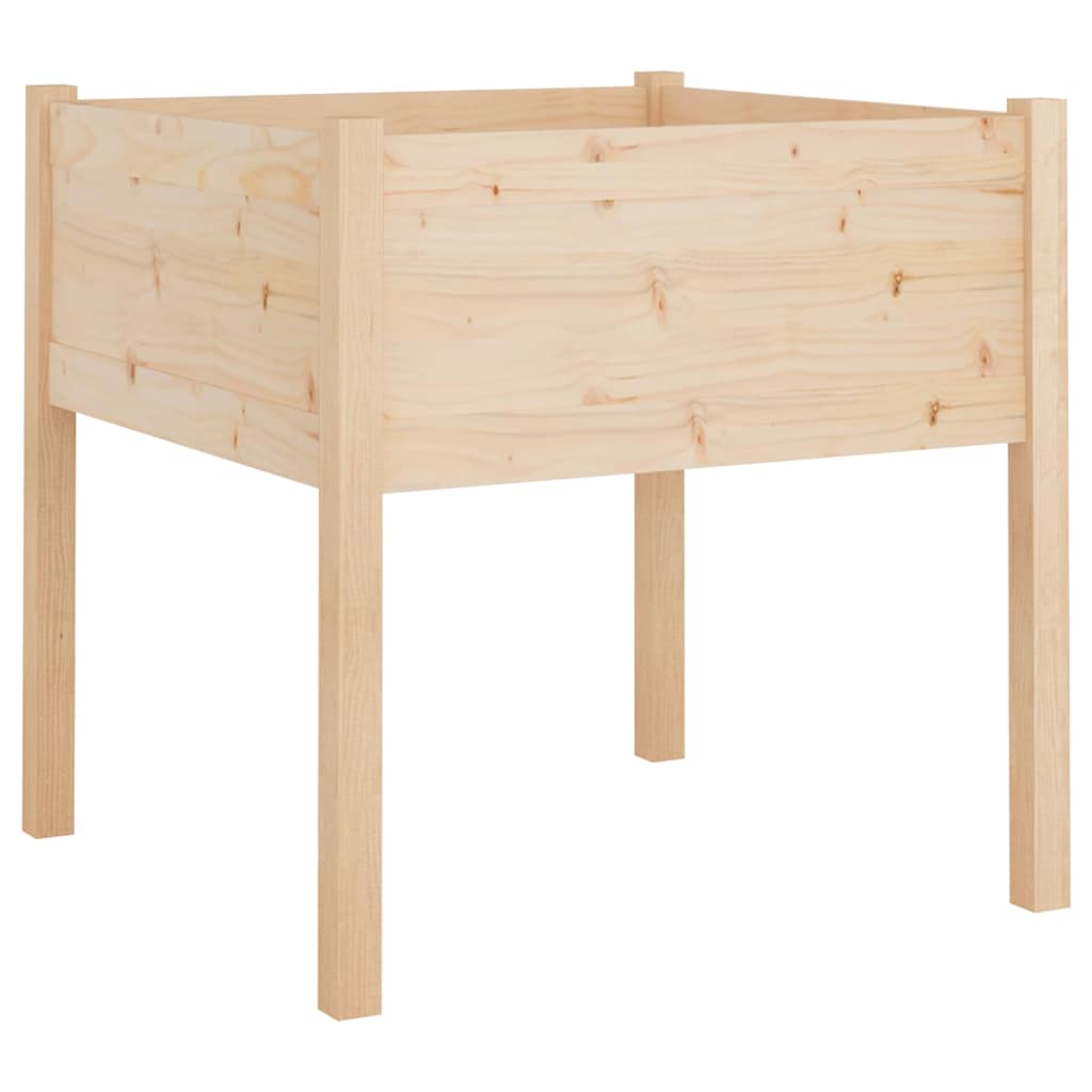 vidaXL Garden Planter | Set of 2 | Natural wood | Solid pinewood | Medium 4