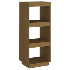 vidaXL Book Cabinet | Honey Brown | Solid Pinewood | Medium | Book Cabinet 2