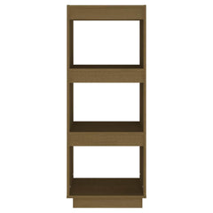 vidaXL Book Cabinet | Honey Brown | Solid Pinewood | Medium | Book Cabinet 5