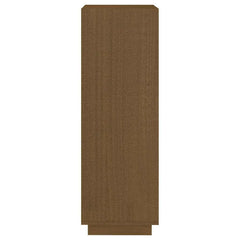 vidaXL Book Cabinet | Honey Brown | Solid Pinewood | Medium | Book Cabinet 6