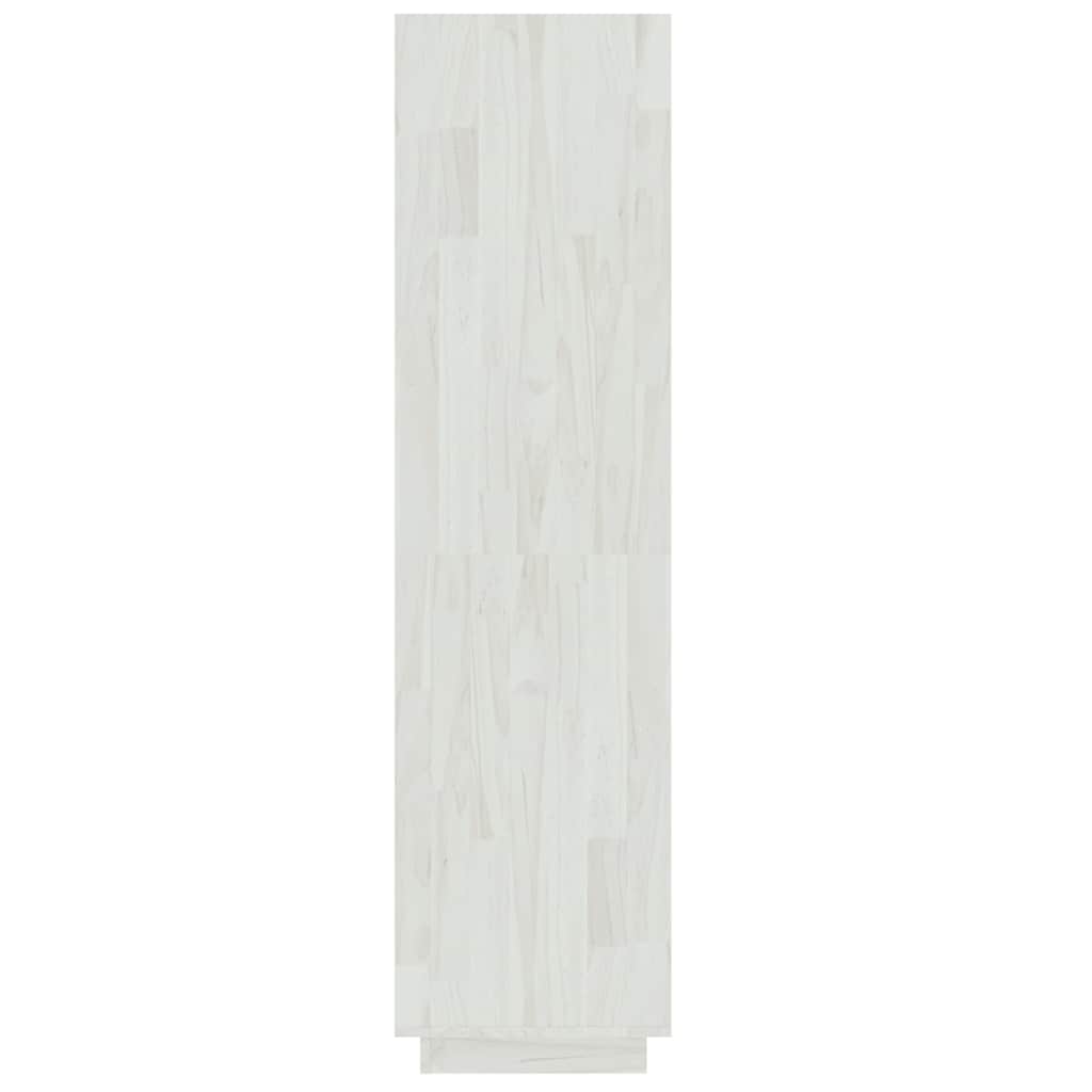vidaXL Book Cabinet | White | Solid Pine Wood | 40 x 35 x 135 cm | Book Cabinet 6