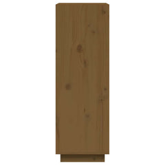 vidaXL Book Cabinet | Honey brown | Solid pinewood | Medium | Book Cabinet 6