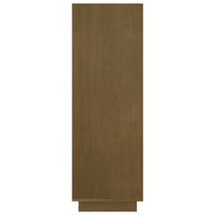 vidaXL Book Cabinet | Honey brown | Solid pinewood | Medium | Book Cabinet 6