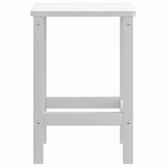 vidaXL Garden Table | White | HDPE (High Density Polyethylene) | 38x38x46 cm 4