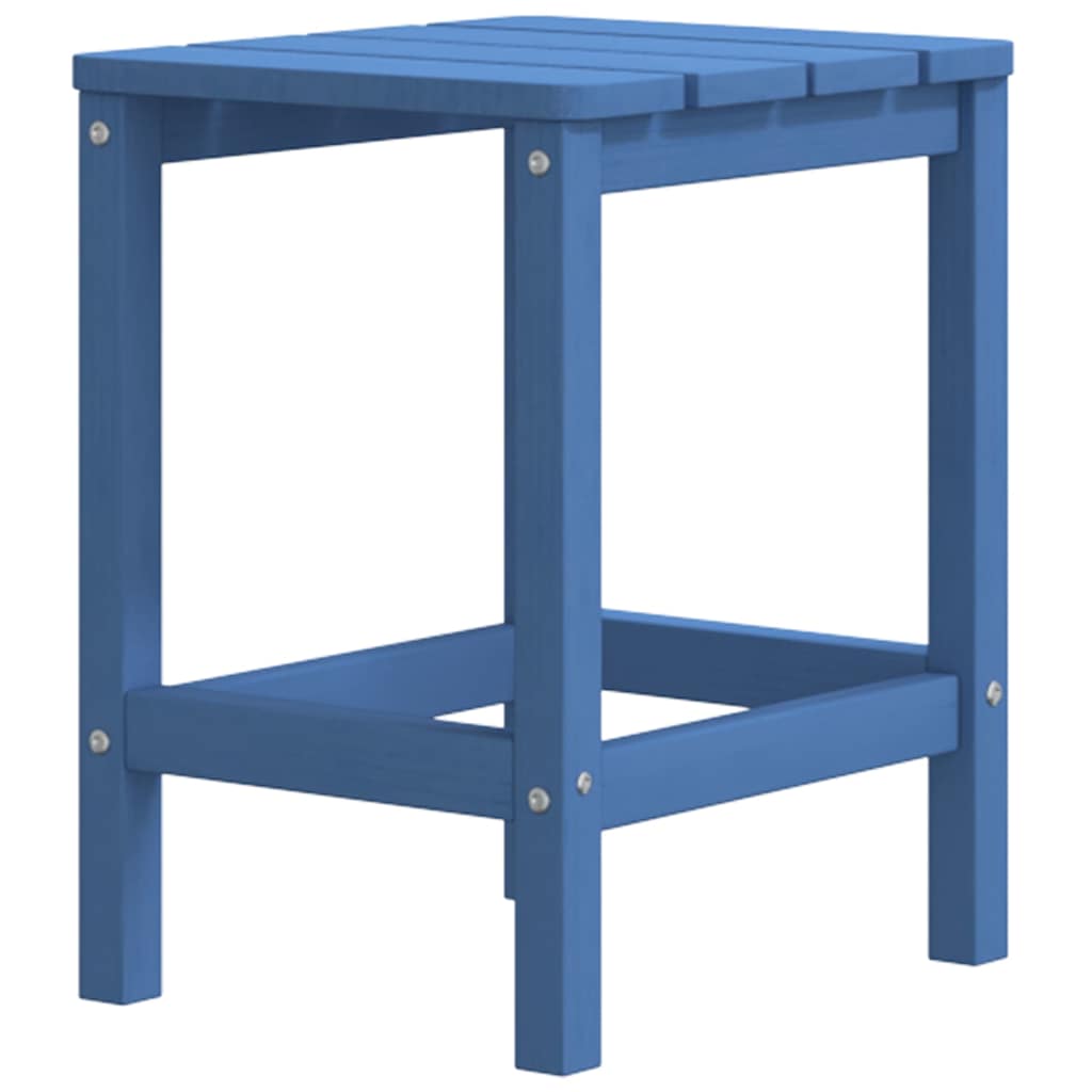 vidaXL Garden Table | Aqua Blue | HDPE | 38 x 38 x 46 cm | Durable 2