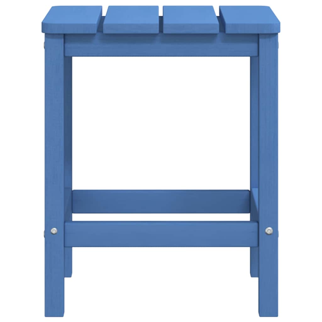 vidaXL Garden Table | Aqua Blue | HDPE | 38 x 38 x 46 cm | Durable 5
