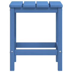 vidaXL Garden Table | Aqua Blue | HDPE | 38 x 38 x 46 cm | Durable 5