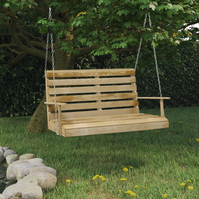 Swing Bench 110 cm Impregnated Pinewood