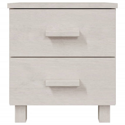 Bedside Cabinets HAMAR 2 pcs White 40x35x44.5 cm Solid Wood