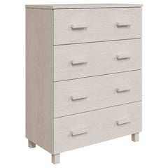Sideboard "HAMAR" 79x40x103,5 cm Solid Wood Pine White