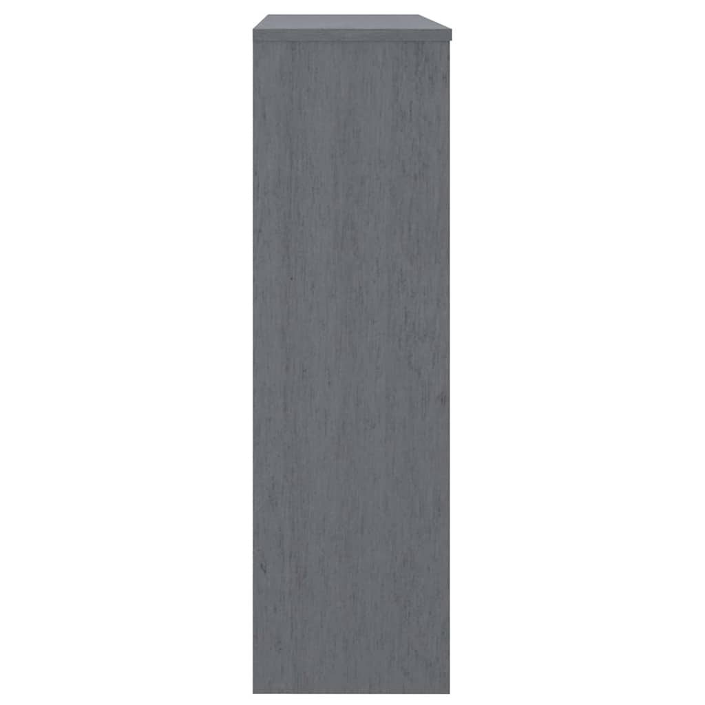 vidaXL Top For Highboard | Dark Grey | Solid pinewood, MDF | Large 6