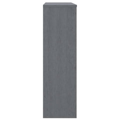 vidaXL Top For Highboard | Dark Grey | Solid pinewood, MDF | Large 6