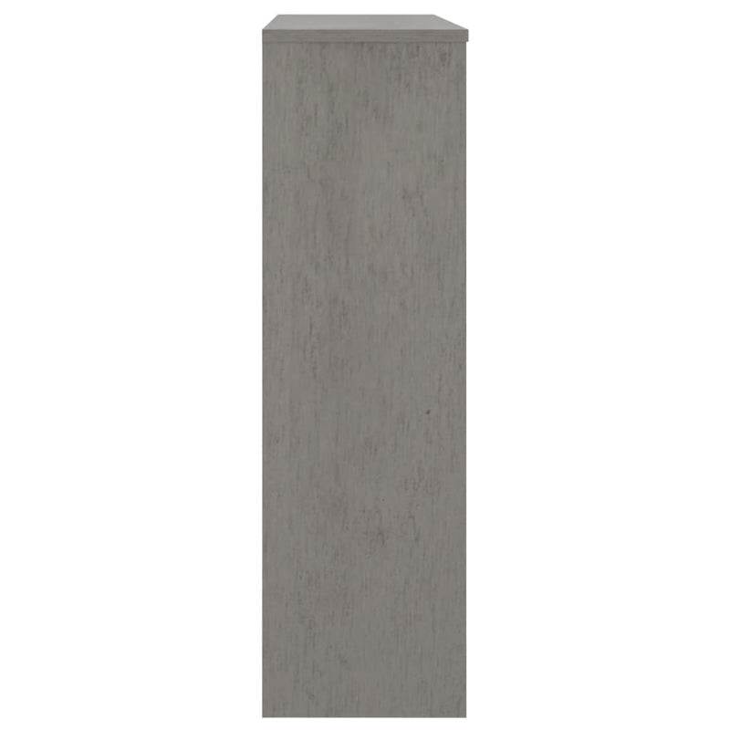 Top for Highboard HAMAR Light Grey 90x30x100cm Solid Wood Pine