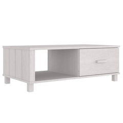 vidaXL Coffee Table | White | Solid Pine Wood, MDF | Medium | Coffee Table 2