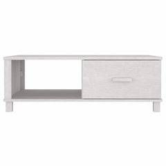 vidaXL Coffee Table | White | Solid Pine Wood, MDF | Medium | Coffee Table 5
