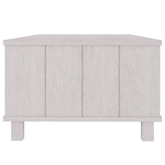 vidaXL Coffee Table | White | Solid Pine Wood, MDF | Medium | Coffee Table 6
