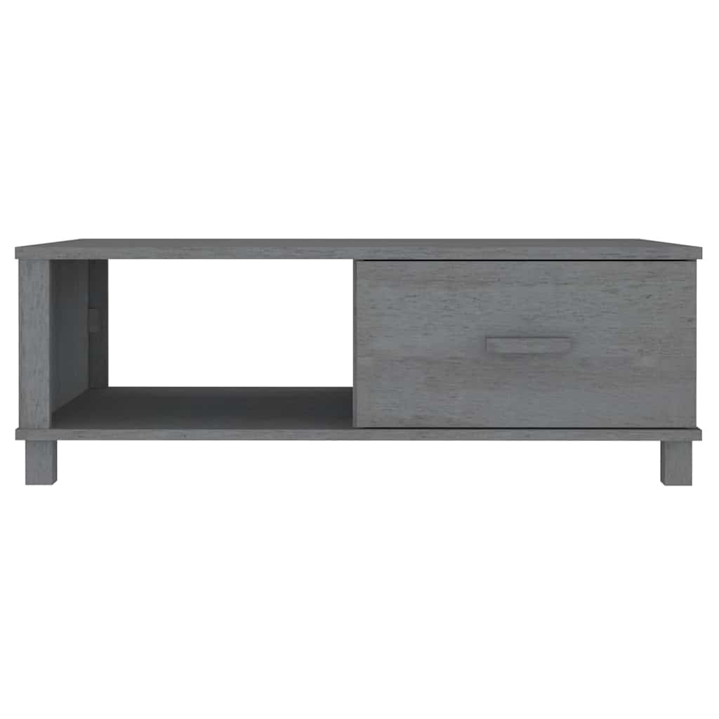 vidaXL Coffee Table | Dark Grey | Solid pinewood, MDF | 100 x 55 x 35 cm 5