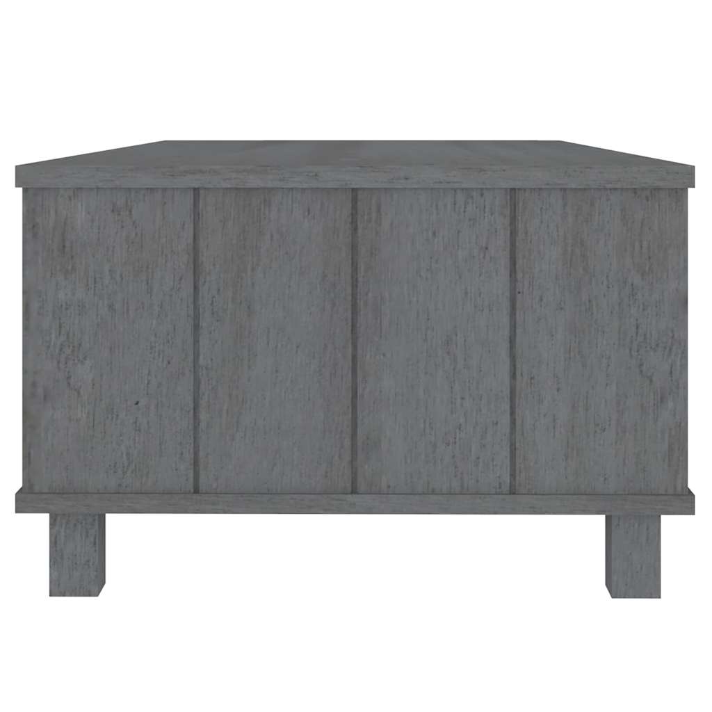 vidaXL Coffee Table | Dark Grey | Solid pinewood, MDF | 100 x 55 x 35 cm 6