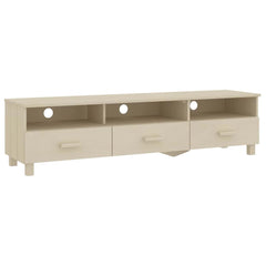 vidaXL TV Cabinet | Honey Brown | Solid Pinewood | Medium | TV Cabinet 2