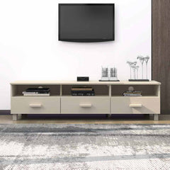 vidaXL TV Cabinet | Honey Brown | Solid Pinewood | Medium | TV Cabinet 1