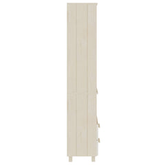 Highboard "HAMAR" 60x35x180 cm Solid Wood Pine Honey brown