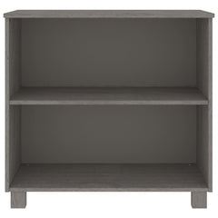 vidaXL Sideboard | Light Grey | Solid pine wood, MDF | Medium | Sideboard 3