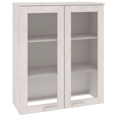 Top for Highboard HAMAR White 85x35x100 cm Solid Wood Pine