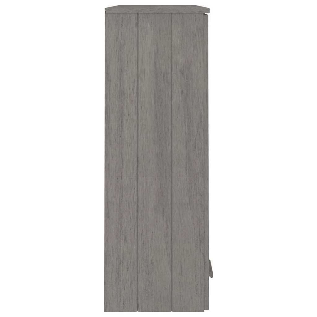Top for Highboard"HAMAR" 85x35x100cm Solid Wood Pine Light grey