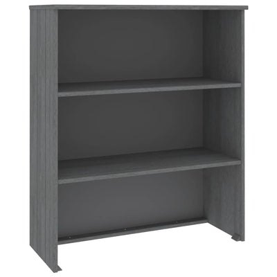 Top for Highboard HAMAR Dark Grey 85x35x100cm Solid Wood Pine