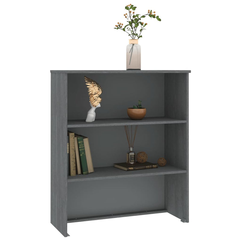 Top for Highboard HAMAR Dark Grey 85x35x100cm Solid Wood Pine