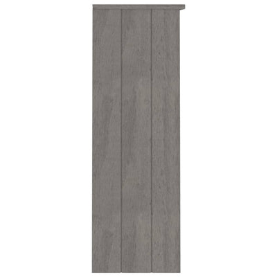 Top for Highboard HAMAR Light Grey 85x35x100cm Solid Wood Pine