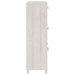 vidaXL Shoe Cabinet | White | Solid pinewood, MDF, plastic | Medium 5