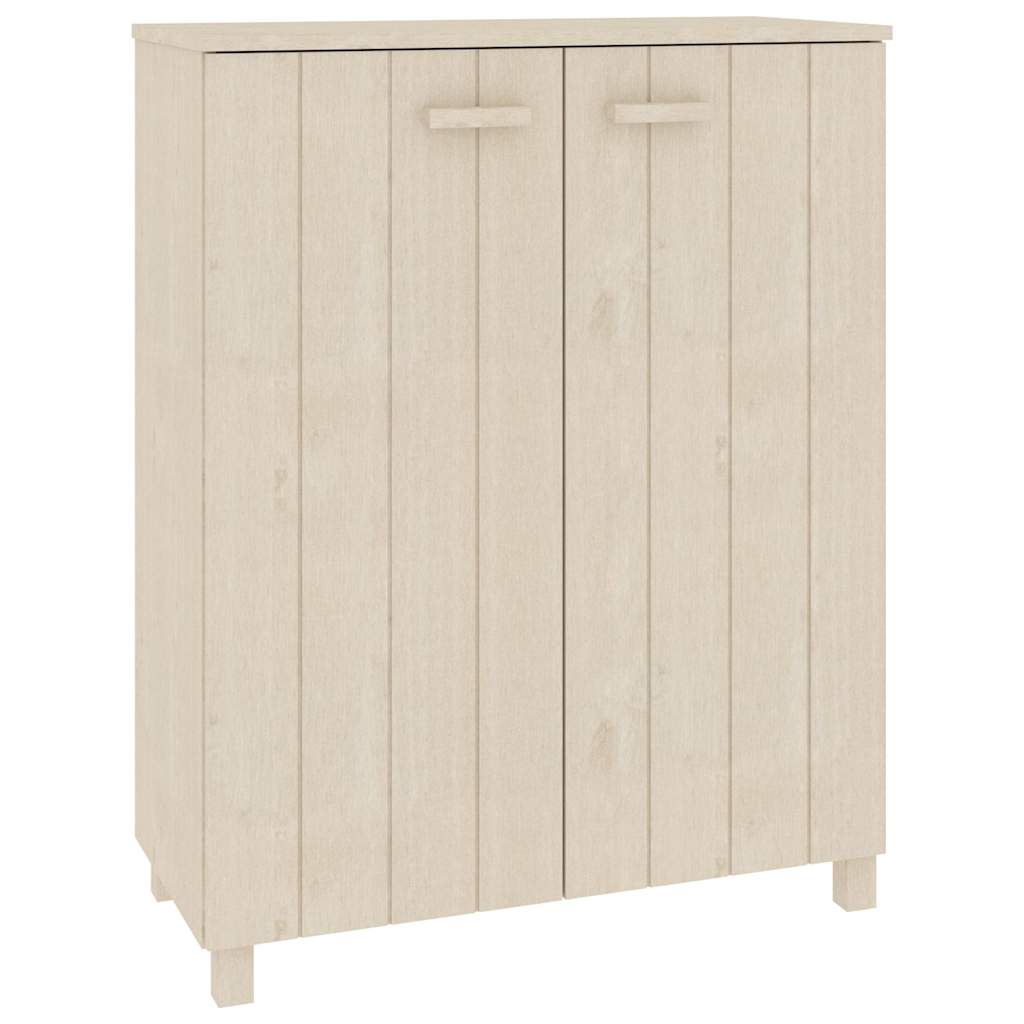 vidaXL Shoe Cabinet | Honey brown | Solid pine wood, MDF | 85x40x108 cm 2