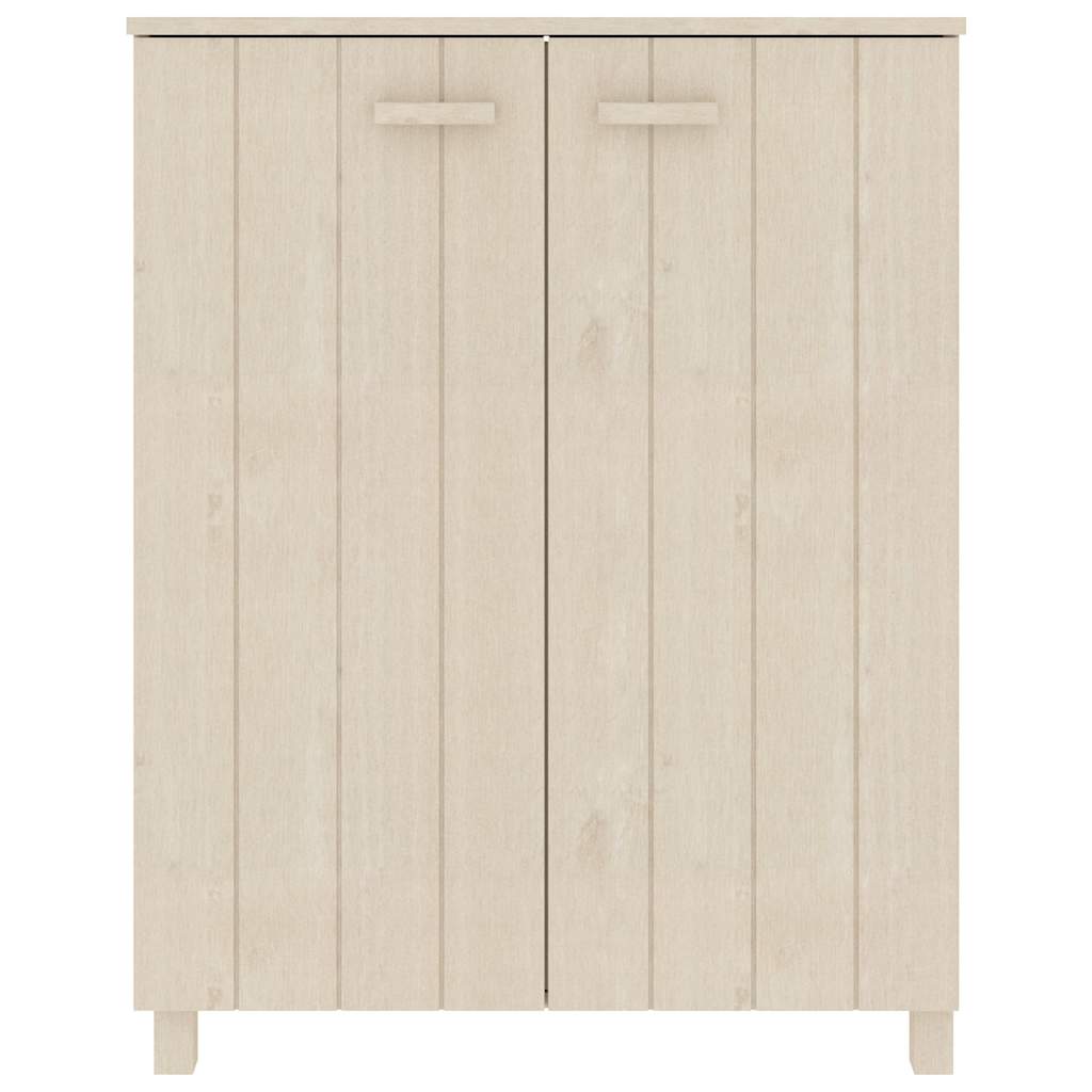 vidaXL Shoe Cabinet | Honey brown | Solid pine wood, MDF | 85x40x108 cm 3