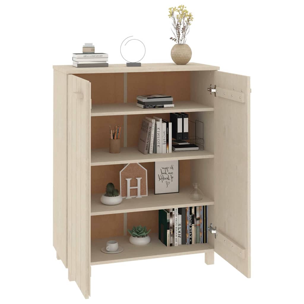 vidaXL Shoe Cabinet | Honey brown | Solid pine wood, MDF | 85x40x108 cm 6