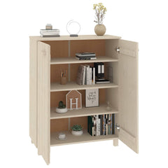 vidaXL Shoe Cabinet | Honey brown | Solid pine wood, MDF | 85x40x108 cm 6