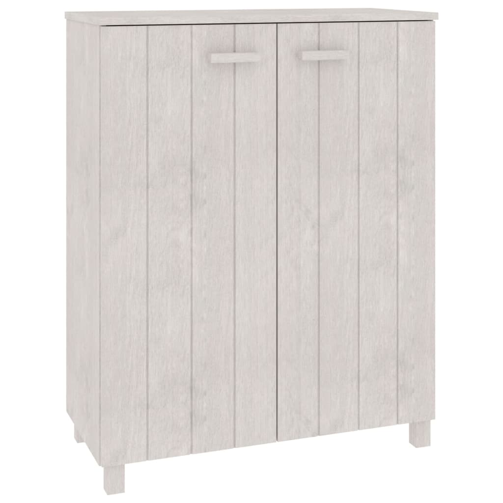 vidaXL Shoe Cabinet | White | Solid pine wood, MDF | Medium | Shoe Cabinet 2