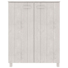 vidaXL Shoe Cabinet | White | Solid pine wood, MDF | Medium | Shoe Cabinet 3