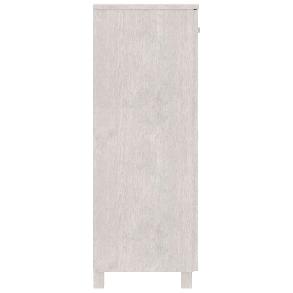 vidaXL Shoe Cabinet | White | Solid pine wood, MDF | Medium | Shoe Cabinet 4